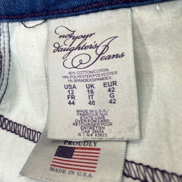 NYDJ NOT YOUR‎ DAUGHTER’S JEANS SIZE 12 - Picture 5 of 6